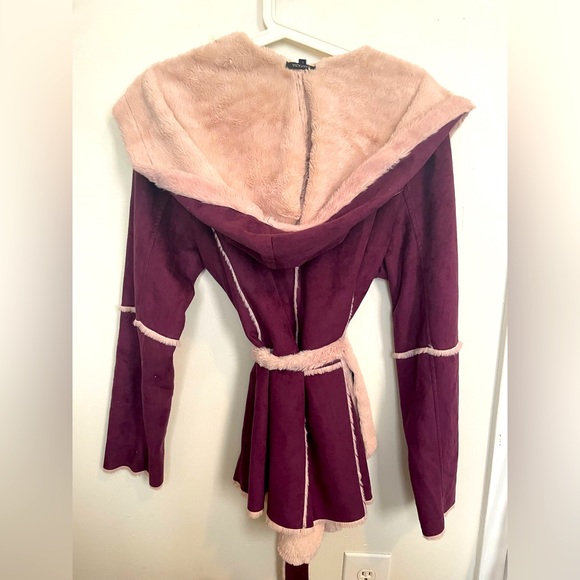 Faux Fur Wrap Sweater - Picture 3 of 4